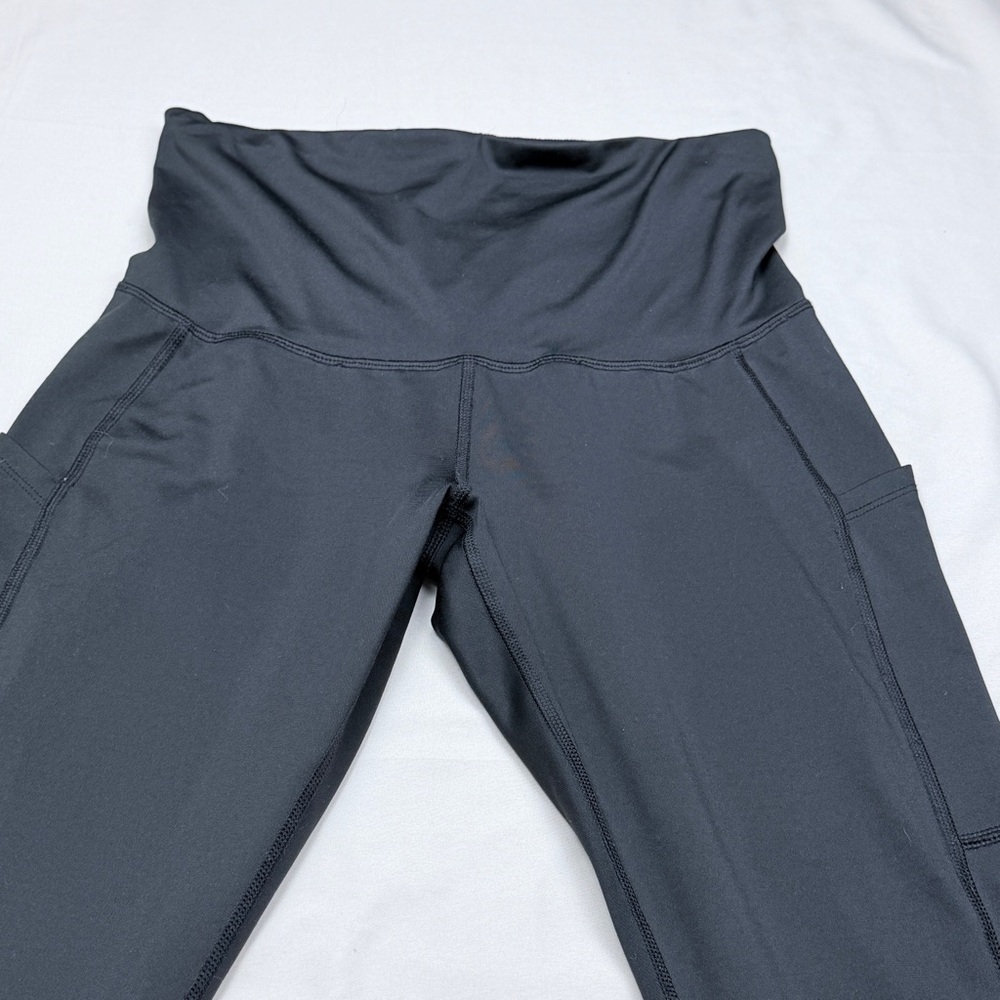 Motherhood Maternity Black Leggings with Side Pockets - Picture 2 of 6